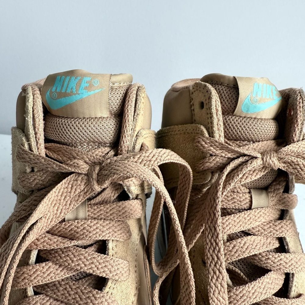 Nike Dunk Sky High Essential Wedge Sneakers Desert Camo 644877-200 High Tops 6 - Picture 10 of 16